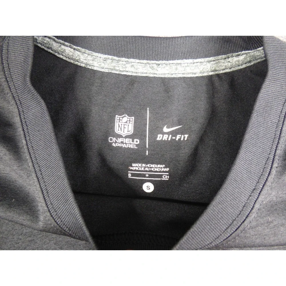 Nike New Orleans Saints NFL Onfield Apparel Dri-FIT T-Shirt Mens Small Black